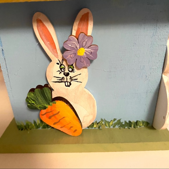 Handcrafted/hand painted Birdhouse “Hoppy Easter”’ - Picture 6 of 11